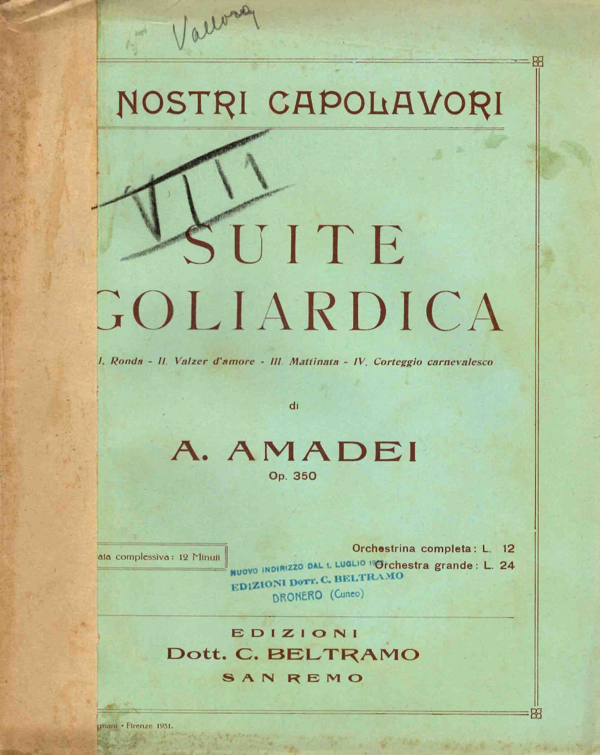Suite Goliardica (Ronda, Valzer d